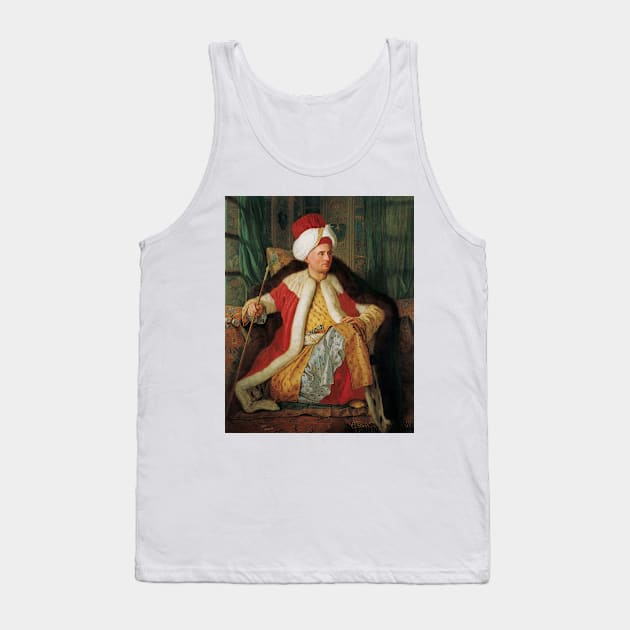 Portrait of Charles Gravier Count of Vergennes and French Ambassador, in Turkish Attire by Antoine de Favray Tank Top by Classic Art Stall